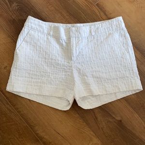 Banana Republic white shorts